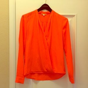 Uber sexy deep v-neck blouse by Gianni Bini